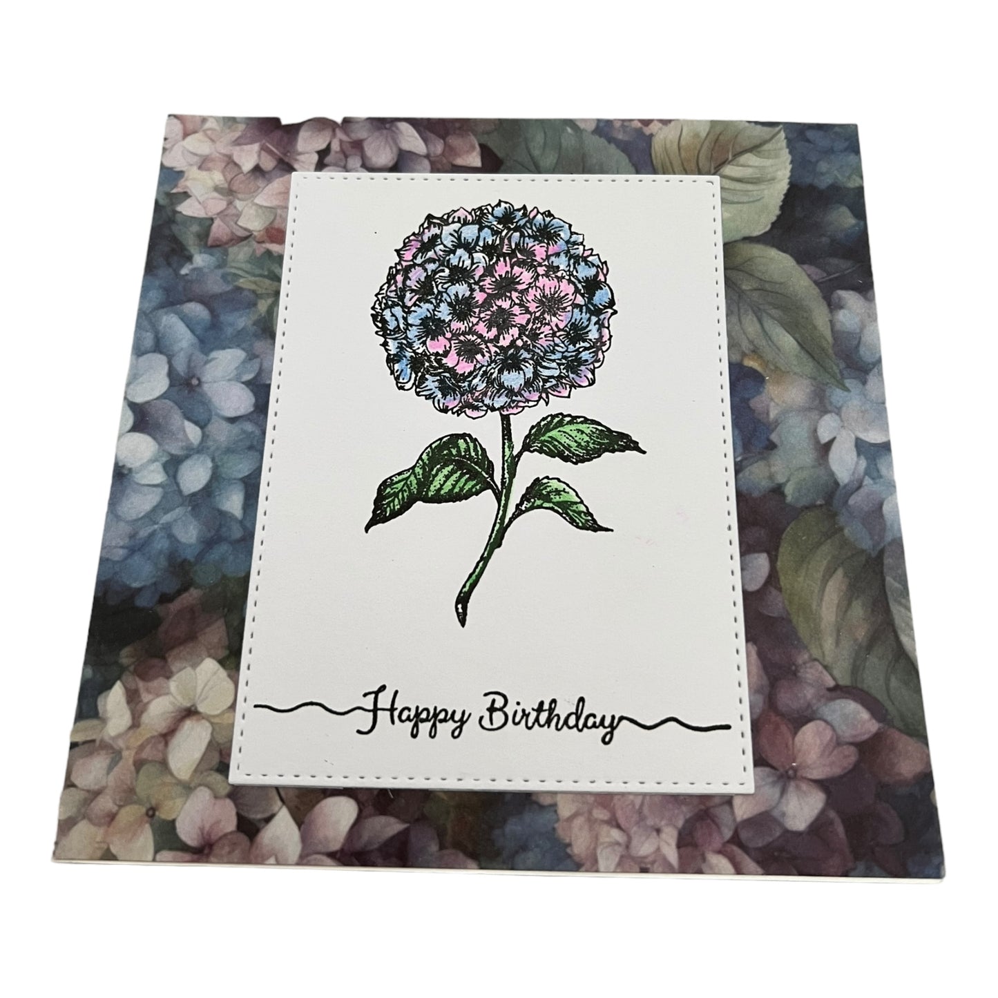 Hydrangea Birthday Card