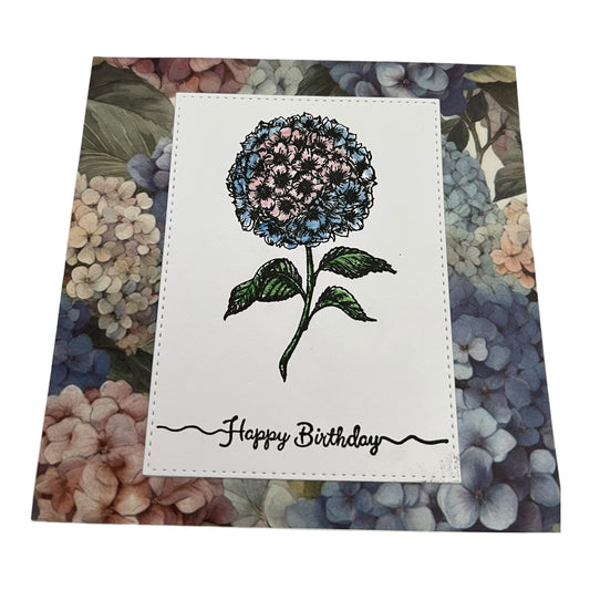 Hydrangea Birthday Card