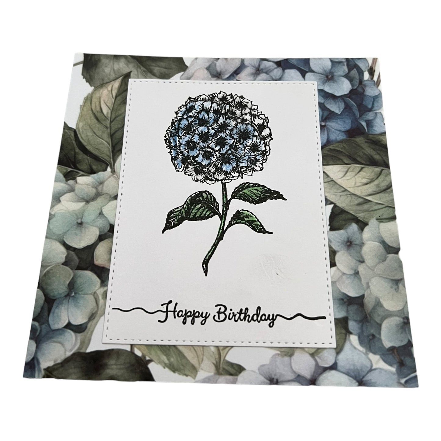 Hydrangea Birthday Card