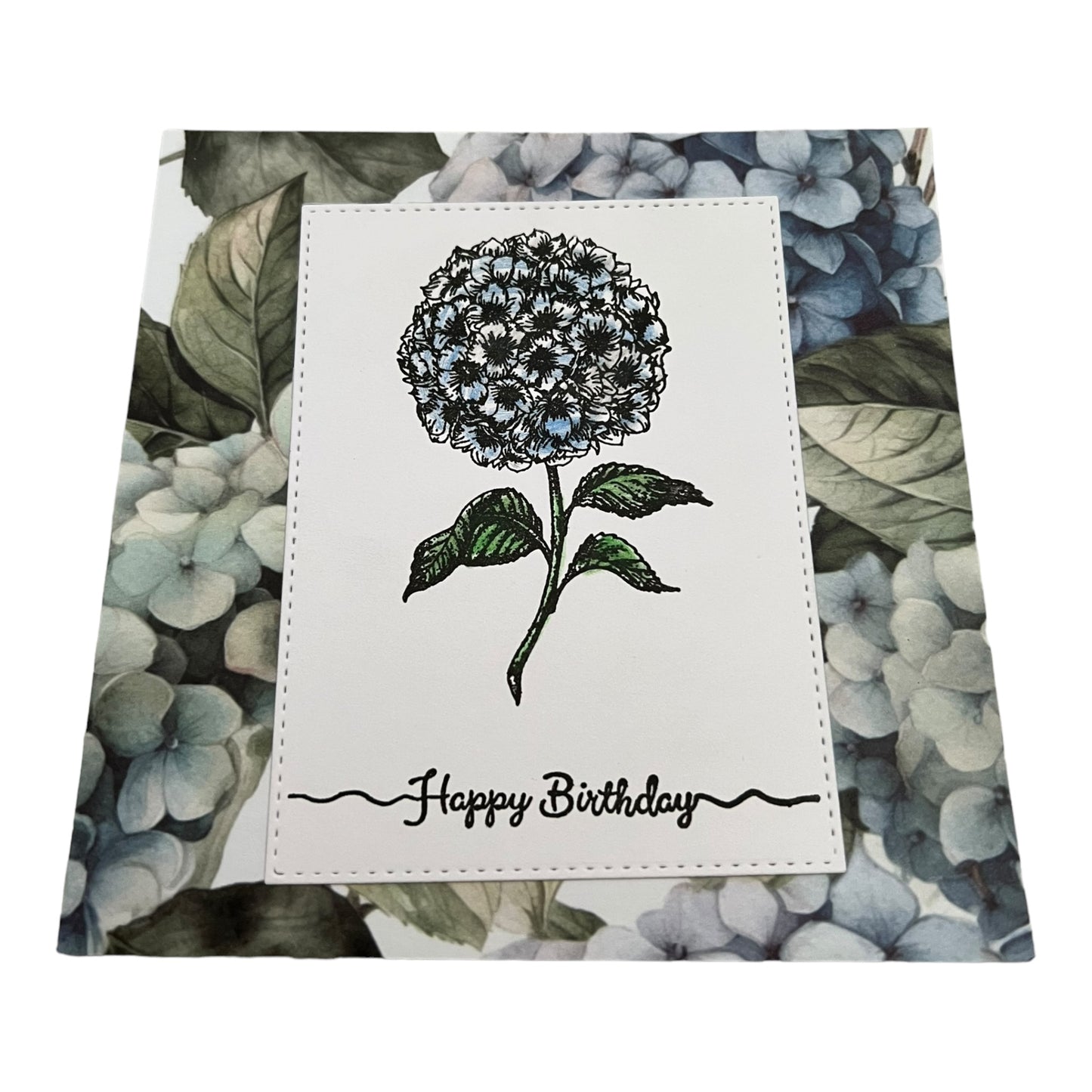 Hydrangea Birthday Card