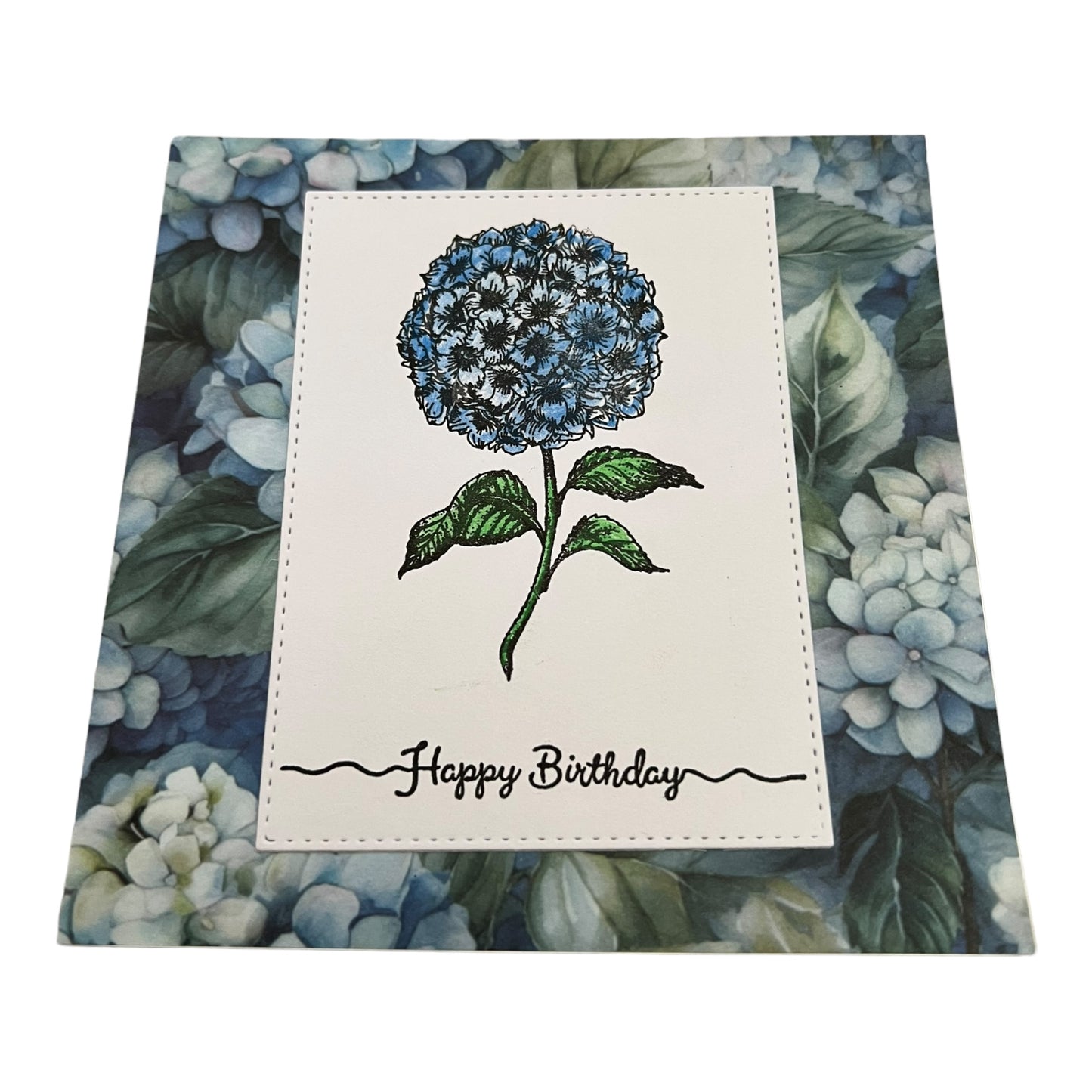 Hydrangea Birthday Card