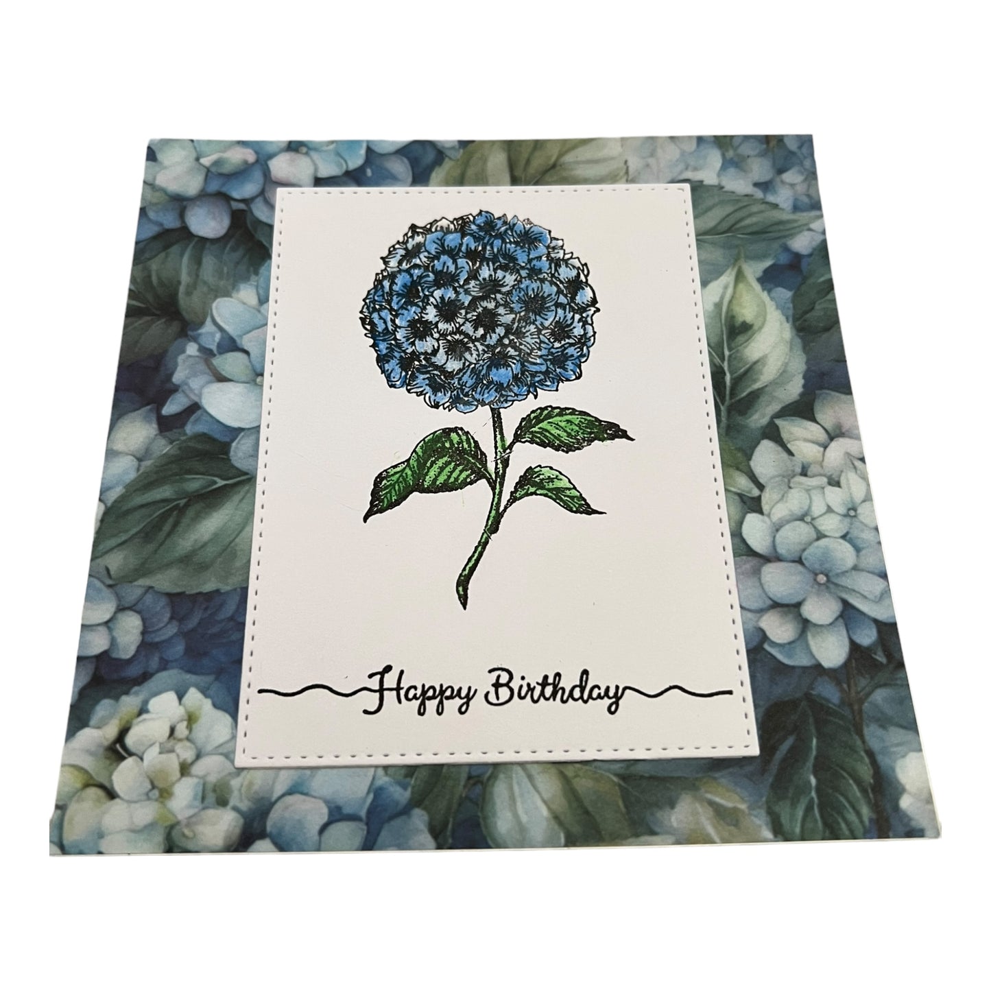 Hydrangea Birthday Card