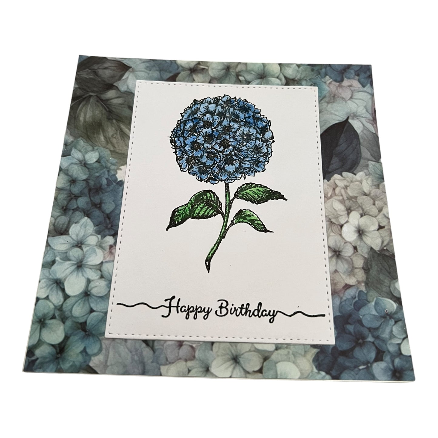 Hydrangea Birthday Card