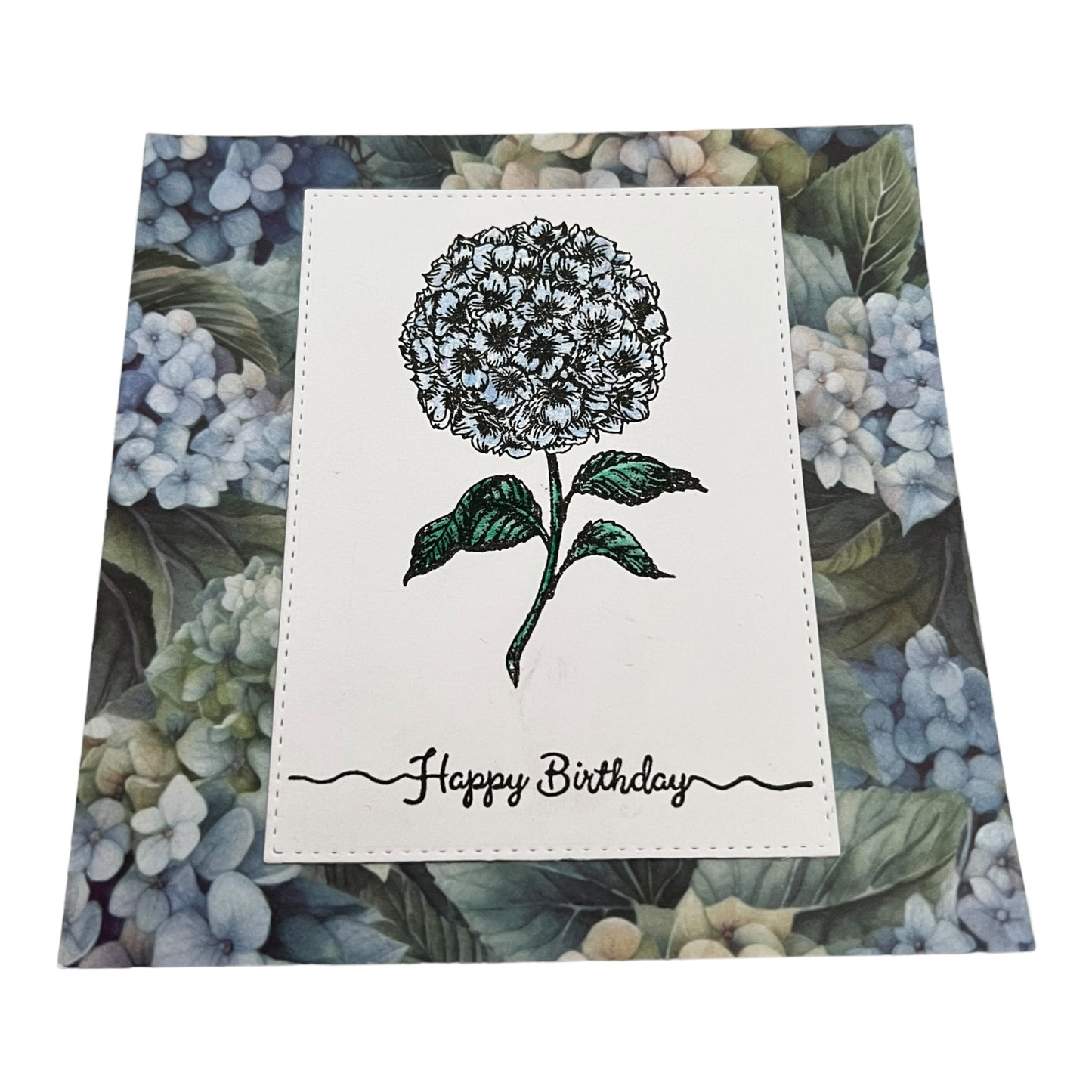 Hydrangea Birthday Card