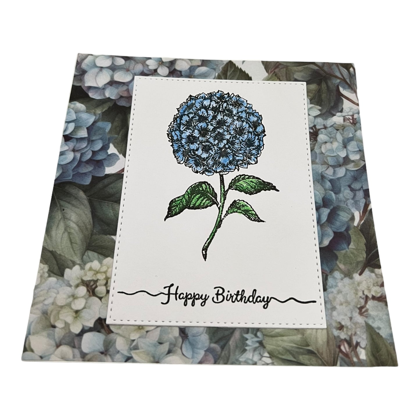 Hydrangea Birthday Card