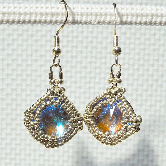 Limited Edition Crystal Earrings - Ochre