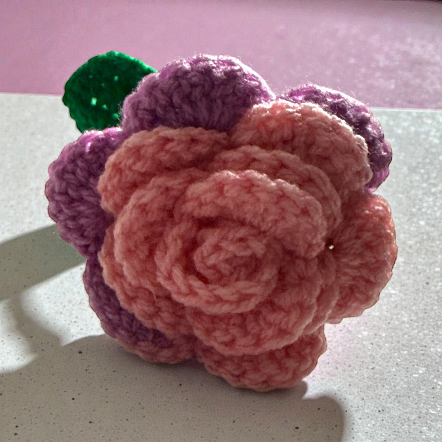 Limited Edition Crochet Rose - Wild Berries (Option 3)