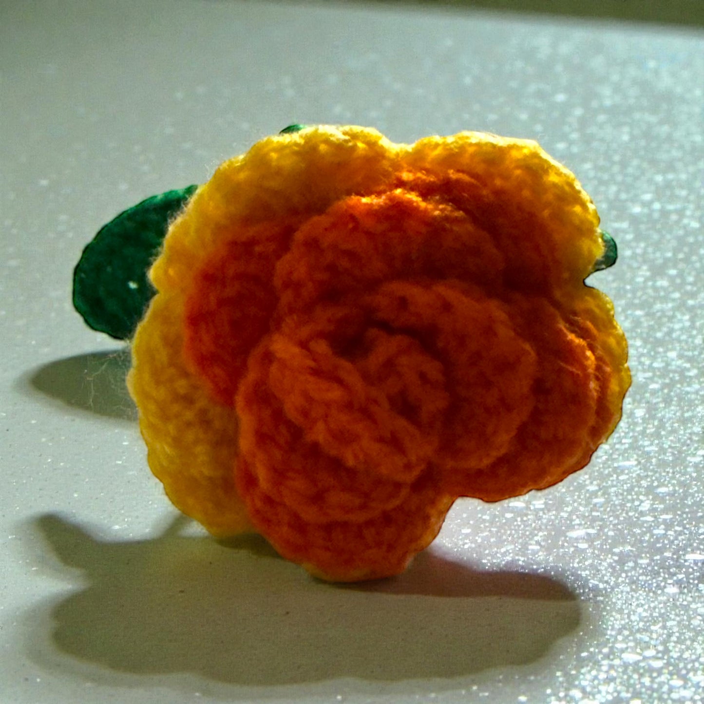 Limited Edition Crochet Rose - Carnival (Option 3)