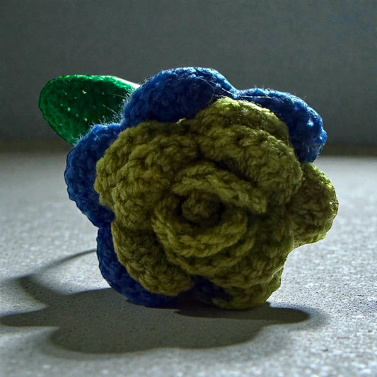 Limited Edition Crochet Rose - Carnival (Option 2)