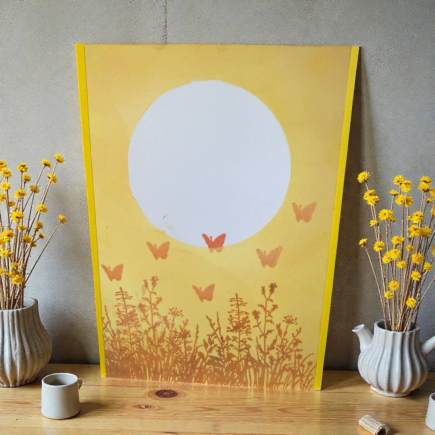 5x7in Countryside Scene Blank Card