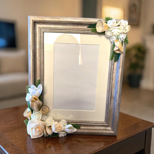Artificial Flower Photo Frame 002
