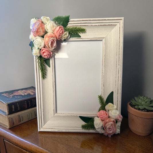 Artificial Flower Photo Frame 004