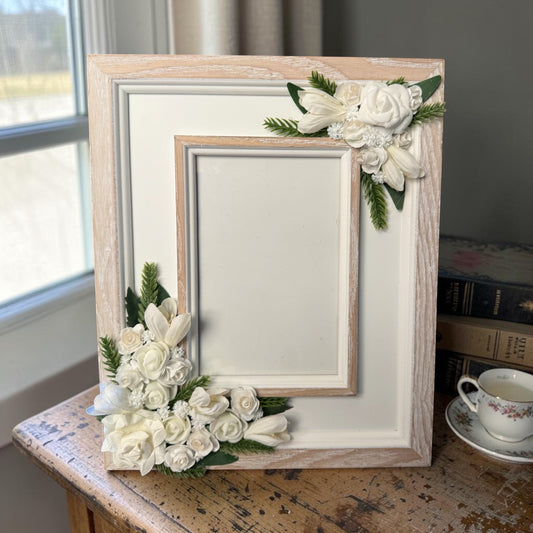Artificial Flower Photo Frame 007