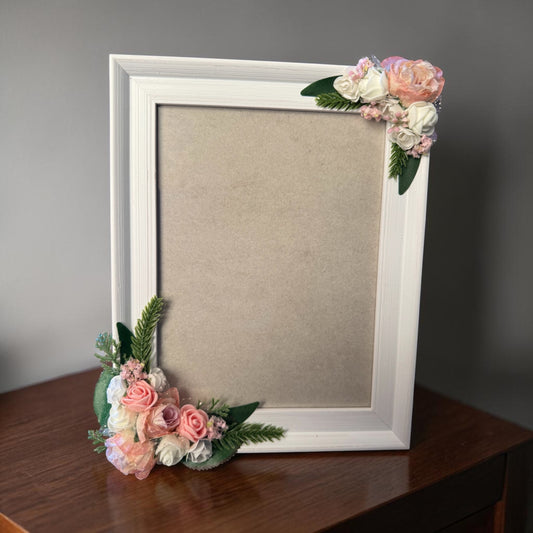 Artificial Flower Photo Frame 008