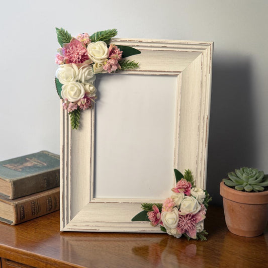 Artificial Flower Photo Frame 015