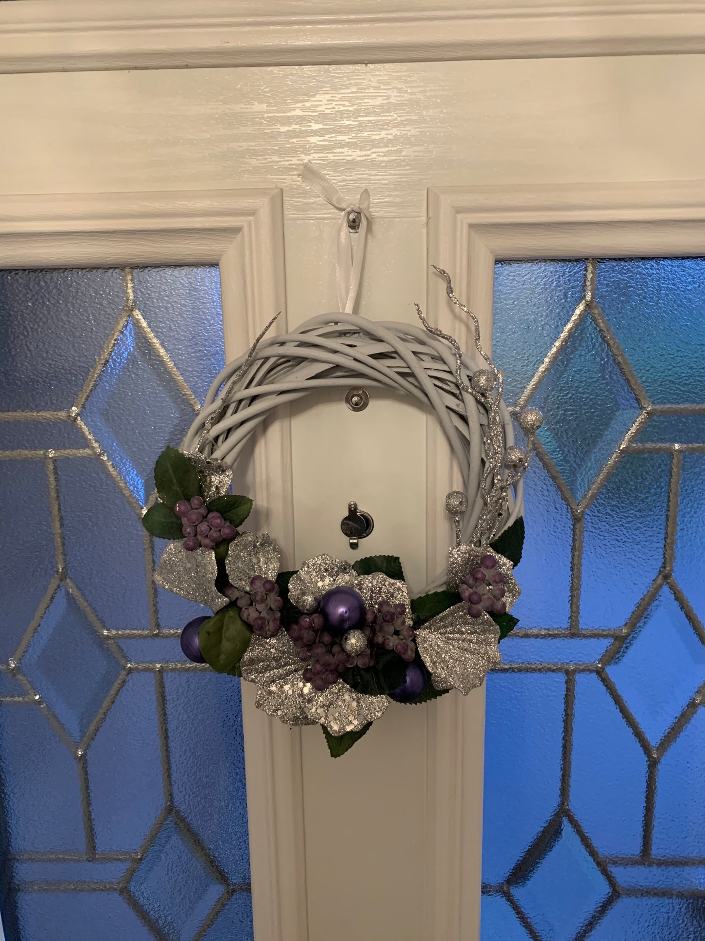 Christmas Wreath - Purple Grapes