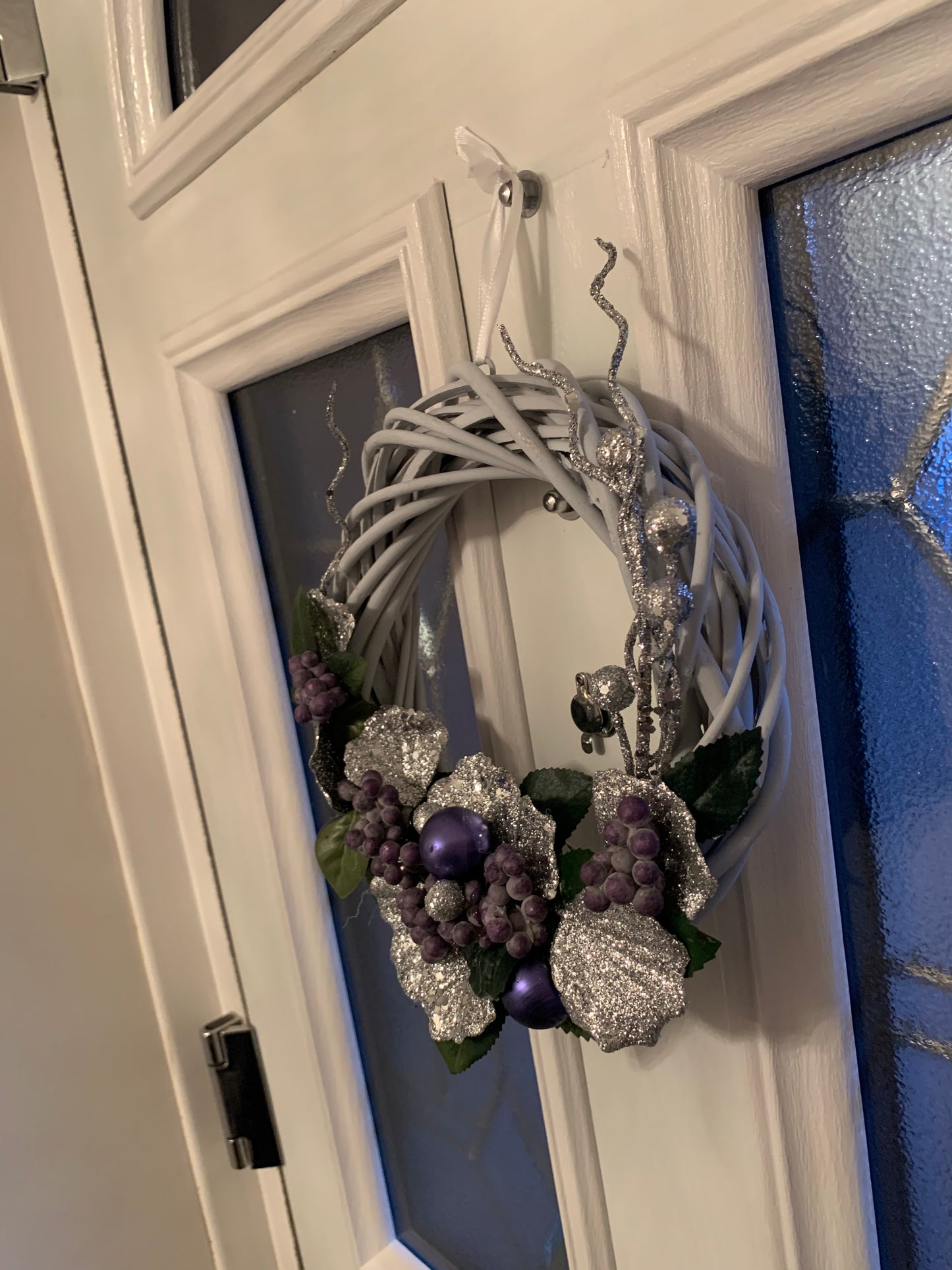 Christmas Wreath - Purple Grapes