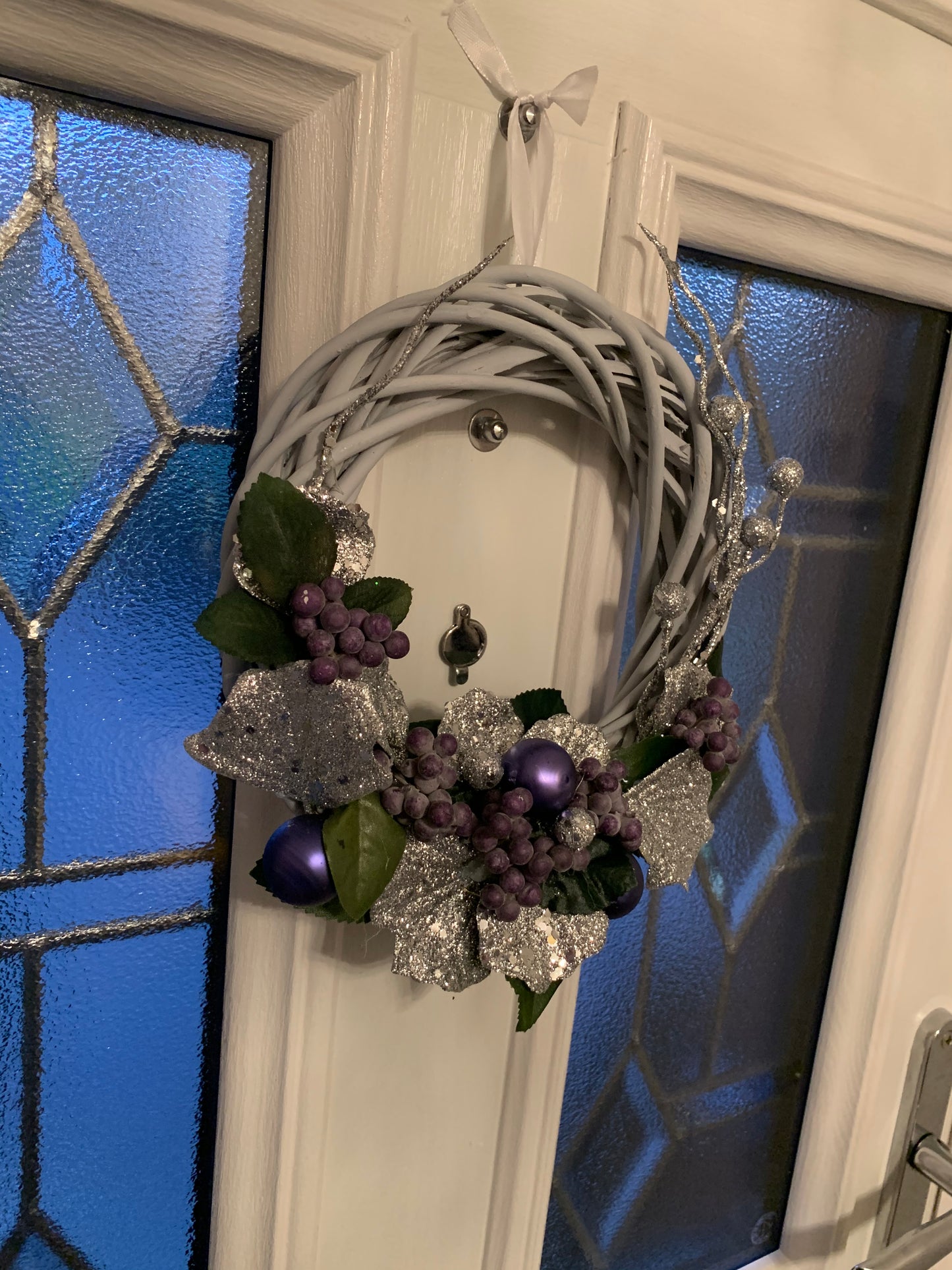 Christmas Wreath - Purple Grapes